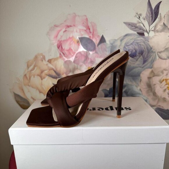 Superdown Women's Brown and Cream Courts - Picture 4 of 8